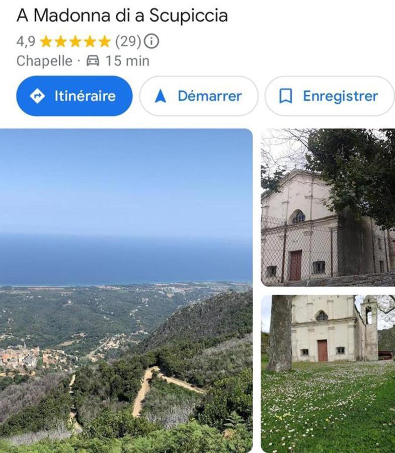 Chambres D'Hote A Caserella, Maison De Village Renovee Avec Vue Sur Mer Valle-di-Campoloro Buitenkant foto