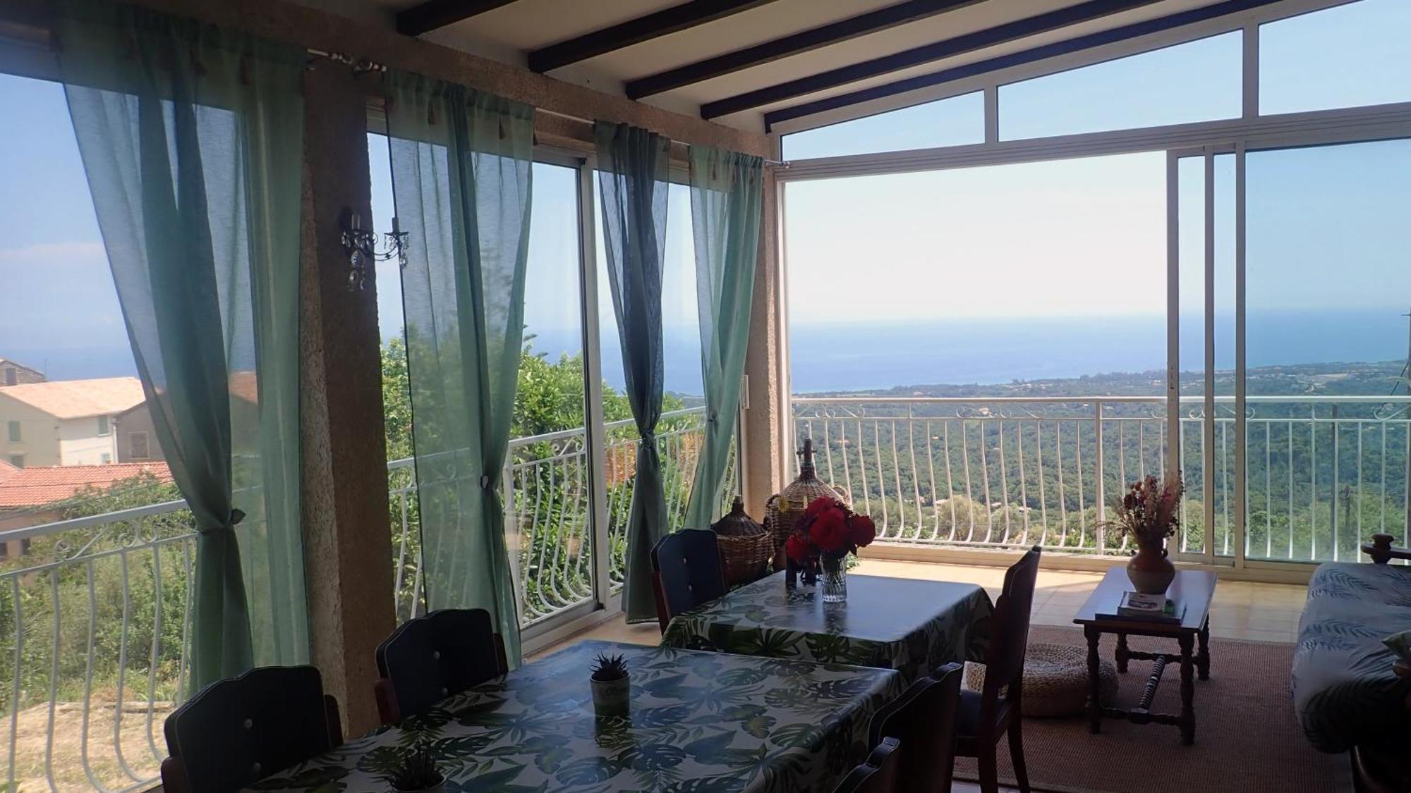Chambres D'Hote A Caserella, Maison De Village Renovee Avec Vue Sur Mer Valle-di-Campoloro Buitenkant foto